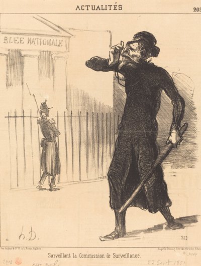 Dozorce dozorčí rady od Honoré Daumier
