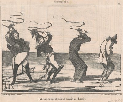 Tabulka ... Ruské říše od Honoré Daumier