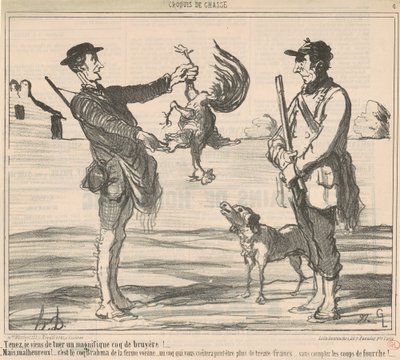 Tady jsem právě zabil úžasného... od Honoré Daumier
