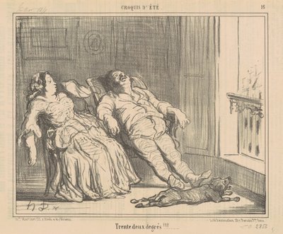 Zkuste dva stupně!!! od Honoré Daumier
