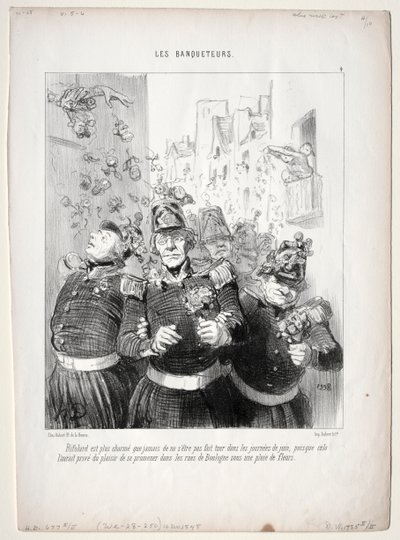 The Banqueters, deska 4: Rifolard je okouzlující než kdy jindy... od Honoré Daumier