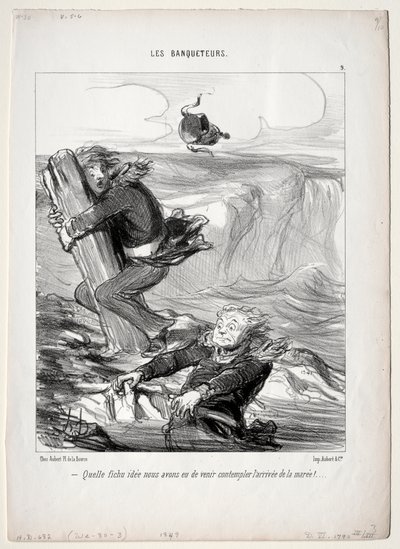 The Banqueters, deska 9: Jak ubohý nápad máme... od Honoré Daumier