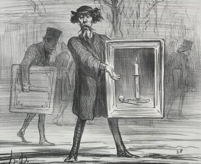 Výstava z roku 1859 (deska 1): Toto odmítli, Ignoramové! od Honoré Daumier