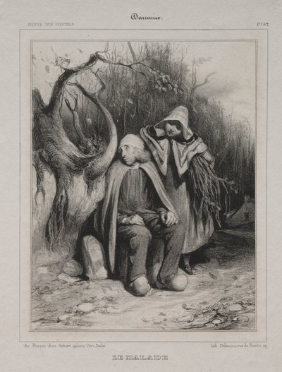 Invalidovna, 1835. od Honoré Daumier