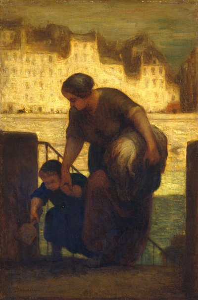 Prádelna, 186[3]. od Honoré Daumier