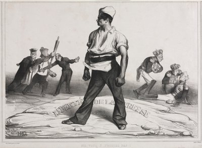 Měsíční sdružení (deska 20): Nezasahujte do toho! od Honoré Daumier