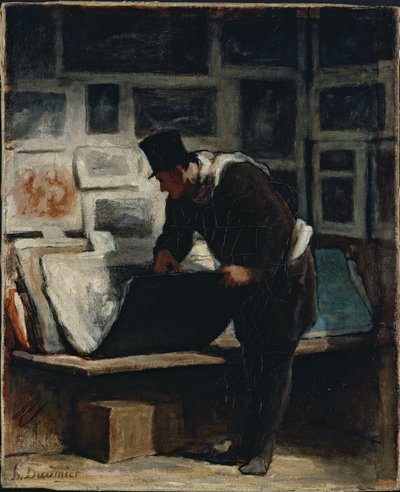 Sběratel tisků od Honoré Daumier
