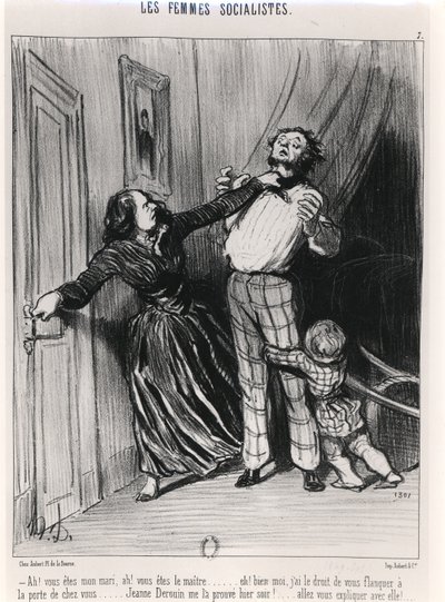 Socialistky, 1849 od Honoré Daumier