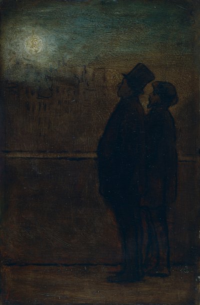 "Noční chodci", 1828-1879 od Honoré Daumier