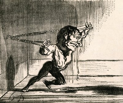 Regenerace člověka prostřednictvím gymnastiky od Honoré Daumier