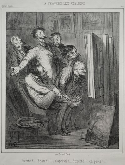 Přes studia od Honoré Daumier