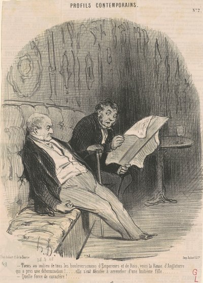Stát uprostřed...otřesů... od Honoré Daumier