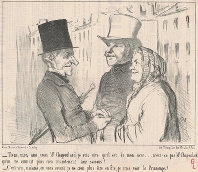Tady, příteli, tady je pan Chapoulard... od Honoré Daumier