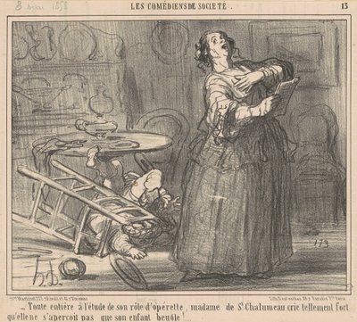 Zcela studuje svou roli... od Honoré Daumier