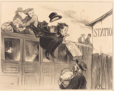 Třicet sekund stanice od Honoré Daumier