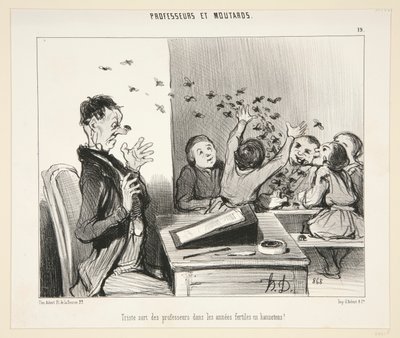 Smutný osud učitelů? - #19 pf Profesoři a hořčice od Honoré Daumier