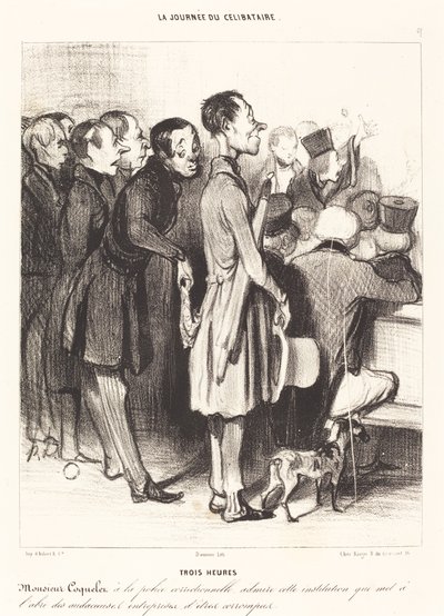 Tři hodiny od Honoré Daumier