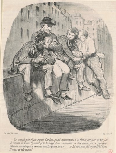 Tlustou poslankyni naproti dobře znáte... od Honoré Daumier