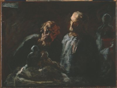 Dva sochaři od Honoré Daumier