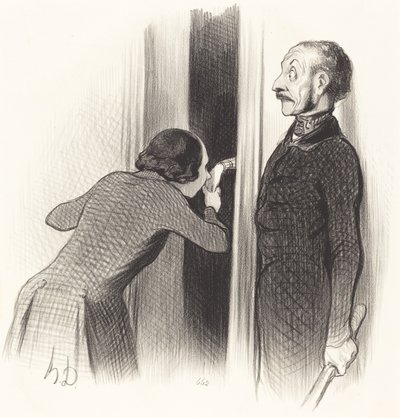 Velmi šťastný milenec od Honoré Daumier