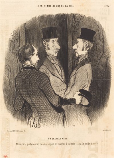 Nový klobouk od Honoré Daumier