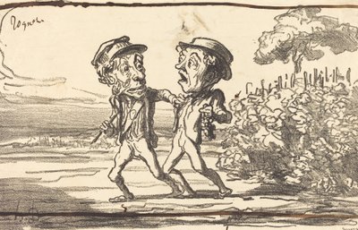 Zločinec! od Honoré Daumier