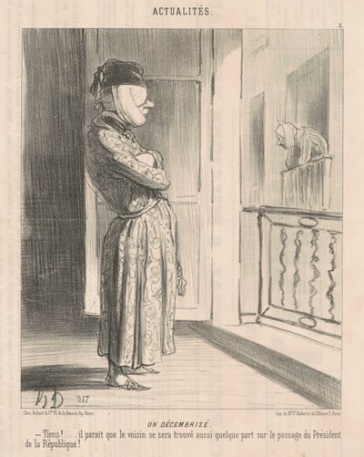 Prosinec od Honoré Daumier