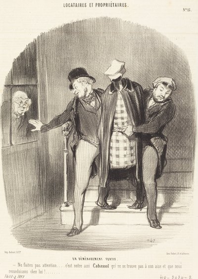 Stealth Move od Honoré Daumier