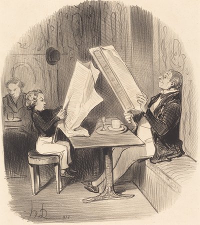 Dítě, které se málo baví... od Honoré Daumier