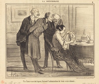 Falešná váza z Japonska vyrábí... od Honoré Daumier