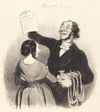 Další skvělý muž od Honoré Daumier