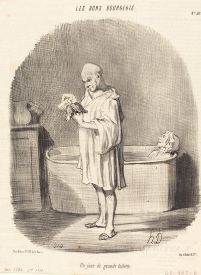 Den skvělé toalety od Honoré Daumier