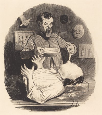 Gentleman, který si chce dát uspokojení... od Honoré Daumier