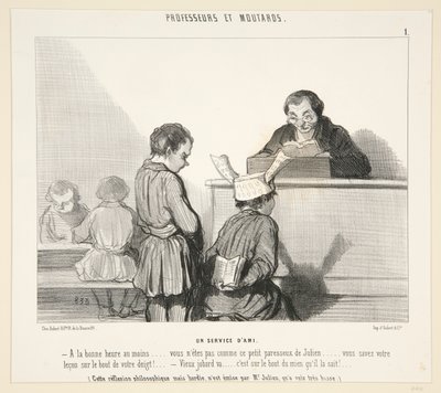 Služba od Honoré Daumier