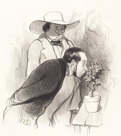 Triumf botanika od Honoré Daumier