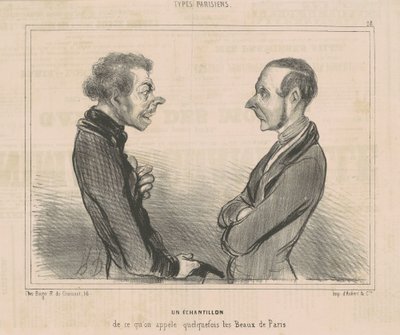 Ukázka toho, čemu říkáme...les beaux de paris od Honoré Daumier