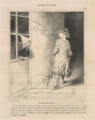 Čínský brouk od Honoré Daumier