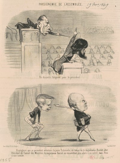 Unavující projev pro prezidenta od Honoré Daumier