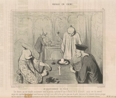 pekingská zábava od Honoré Daumier