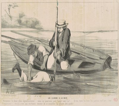 Muž z moře od Honoré Daumier
