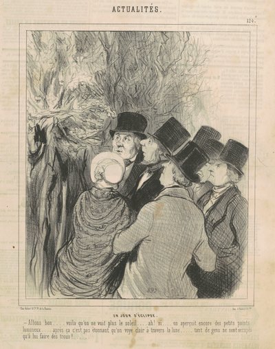 Jednoho dne zatmění od Honoré Daumier