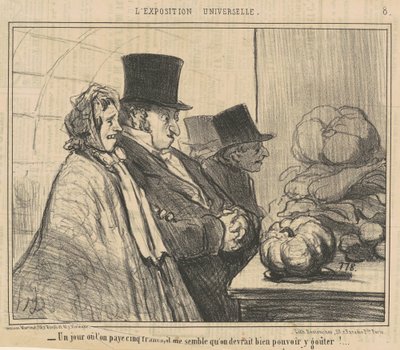 Den, kdy zaplatíte pět franků od Honoré Daumier