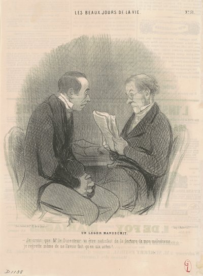 Lehký rukopis od Honoré Daumier