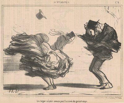 Světelný zephyr ohlašující příchod jara od Honoré Daumier