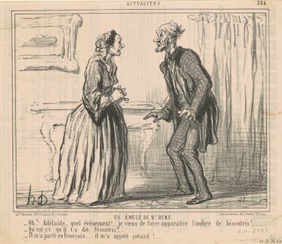 Následovník pana Huma od Honoré Daumier