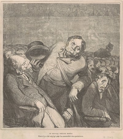 Nový model divadla od Honoré Daumier