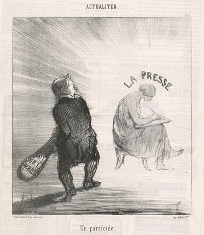 vražda od Honoré Daumier