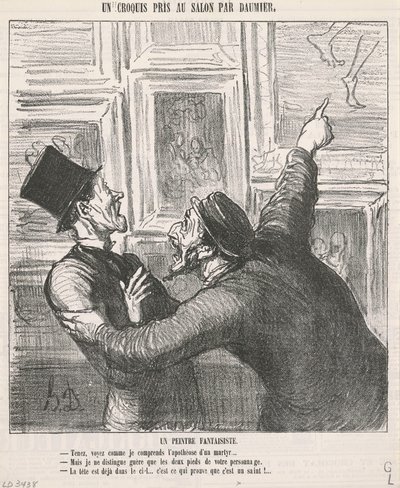 Rozmarný malíř od Honoré Daumier