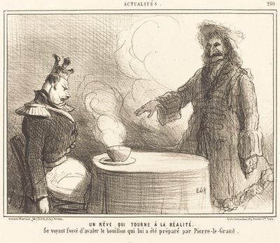 Sen, který se promění ve skutečnost od Honoré Daumier