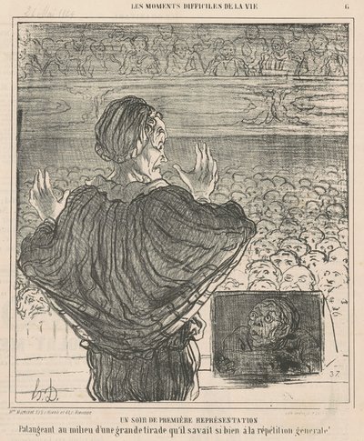 První večer s představením od Honoré Daumier